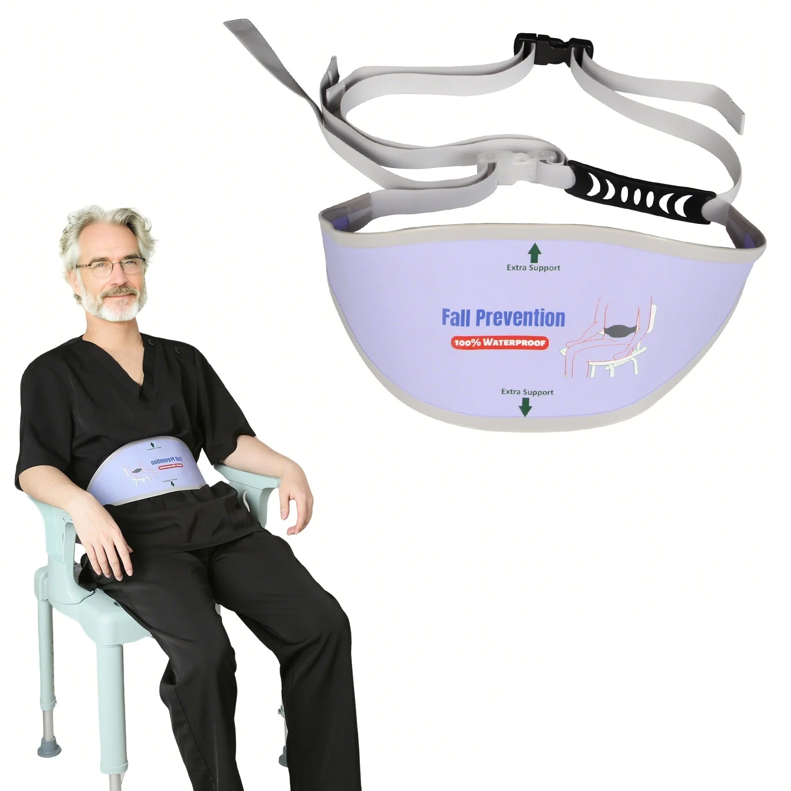 Shower Chair Fall Prevention Belt