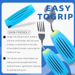 Angled Spoon & Fork Set - Image 2