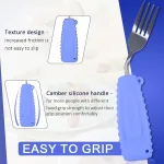 Angled Spoon & Fork - Image 6