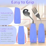 Angled Spoon & Fork Set - Image 5