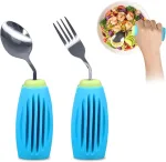Angled Spoon & Fork Set