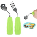 Angled Spoon & Fork Set